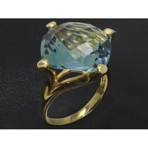 Δαχτυλίδι γυναικείο με γαλάζια πέτρα