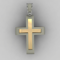 1025714 /  καράτια, κόκκινο, χρυσό, λευκόχρυσο, σταυρός, ανδρικός Σταυροί