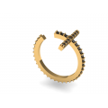 10288 / 14 καράτια, χρυσό, λευκόχρυσο, δαχτυλίδι, γυναικείο Δαχτυλίδια Γυναικεία