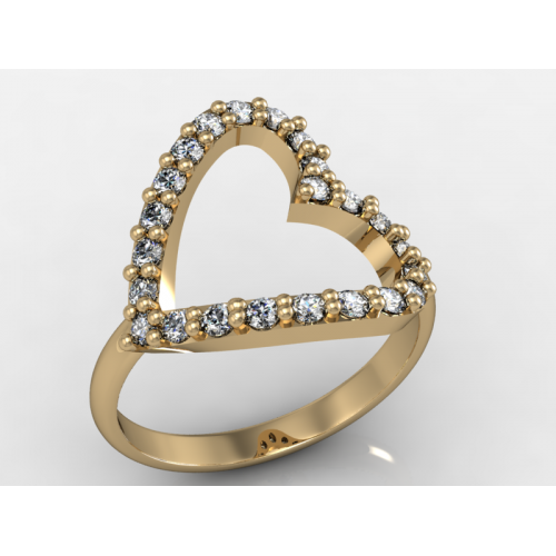 10285 / 14 καράτια, χρυσό, λευκόχρυσο, δαχτυλίδι, γυναικείο Δαχτυλίδια Γυναικεία