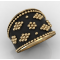10280 / 14 καράτια, χρυσό, λευκόχρυσο, δαχτυλίδι, γυναικείο Δαχτυλίδια Γυναικεία