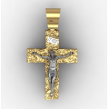 10259  / 14 καράτια, κόκκινο, χρυσό, λευκόχρυσο, σταυρός, γυναικείος Σταυροί