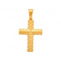 10206 / 14 καράτια, κόκκινο, χρυσό, λευκόχρυσο, σταυρός, γυναικείος Σταυροί