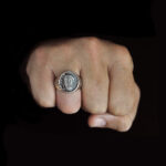 Δαχτυλίδι ασημένιο με την κεφαλή του Πλάτωνα - Image 2