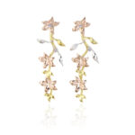 Σκουλαρίκια με λουλούδια