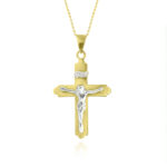 Σταυρός ανδρικός σε κίτρινο χρυσό  - Image 2