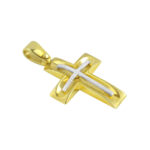 Σταυρός ανδρικός σε κίτρινο χρυσό