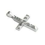 Σταυρός ανδρικός λευκόχρυσος