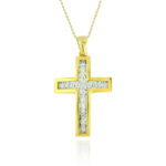 Σταυρός  ανδρικός διπλής όψης  - Image 2