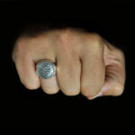 Δαχτυλίδι ασημένιο τον ήλιο της Βεργίνας - Image 2