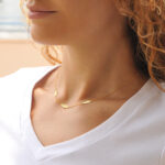 Κολιέ με φύλλα ελιάς - Image 2