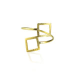 Δαχτυλίδι γυναικείο με ρόμβους - Image 3